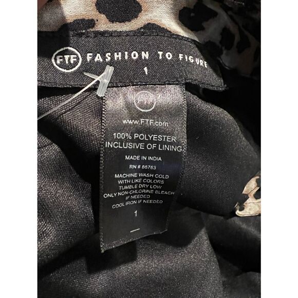 Short Sleeve Leopard Print Belted Dress by Fashion to Figure - Picture 8 of 10